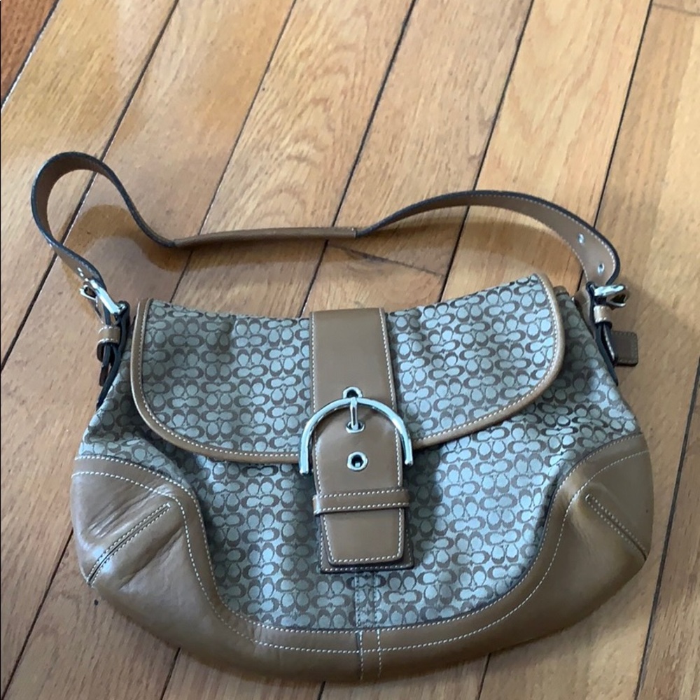 Authentic Coach Shoulder Bag Brown!